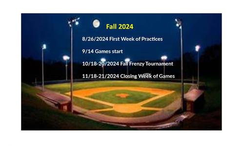 Fall 2024 Schedule